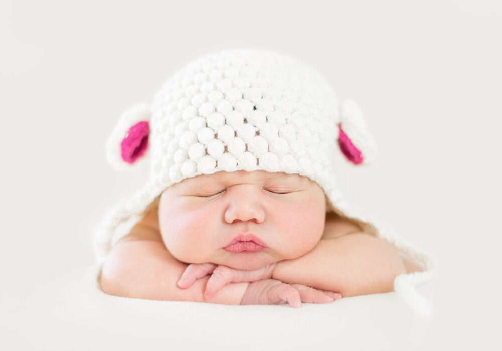 Newborn baby sleeping