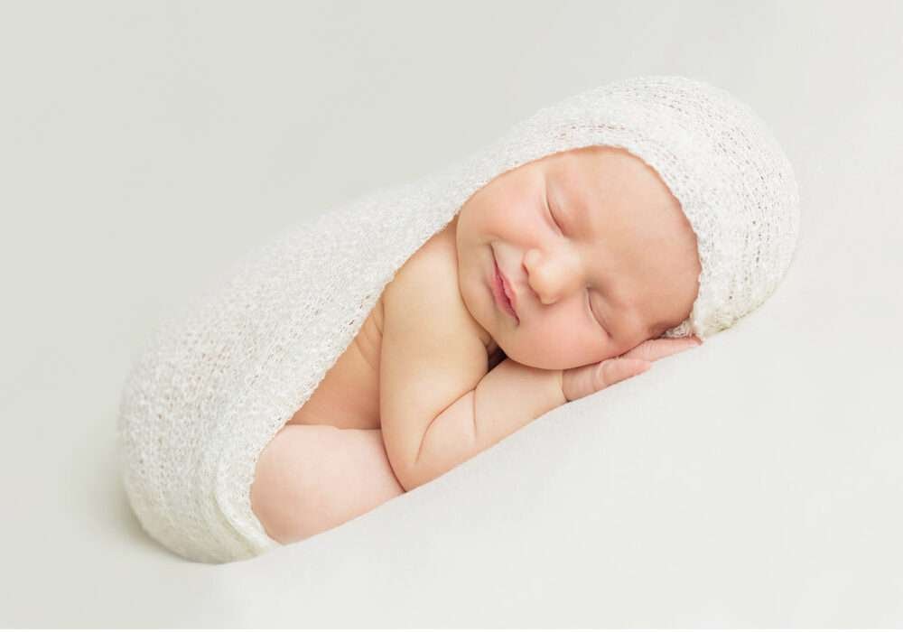 Newborn baby sleeping