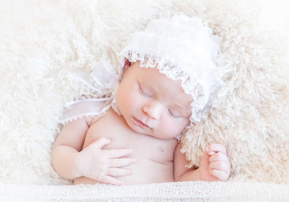 Newborn baby sleeping