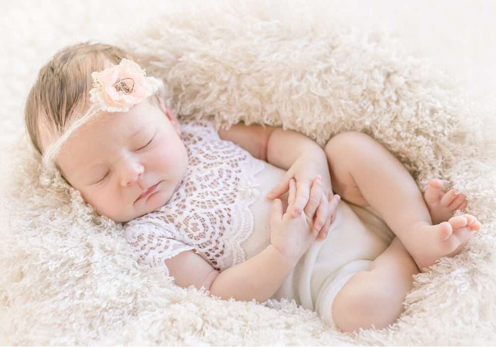 Newborn baby sleeping